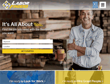Tablet Screenshot of laborfinders.com